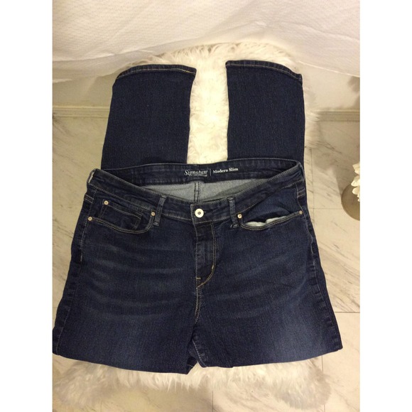 Levi Signature Modern Slim Jeans in Women size 16M - Picture 10 of 11